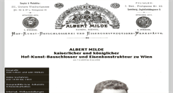 Desktop Screenshot of albertmilde.com